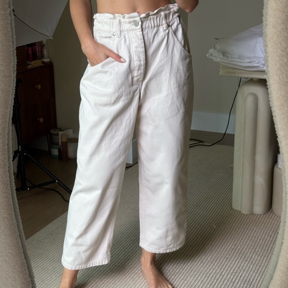 L'Academie Off-White crop pants - Picture 6 of 12